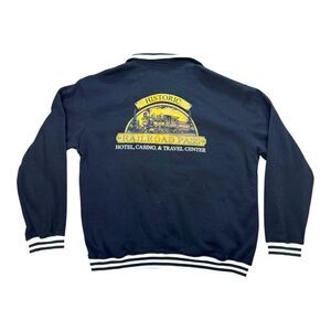 Historic Railroad Pass Jacket 3XL Original Deluxe Black Cotton Blend Souvenir